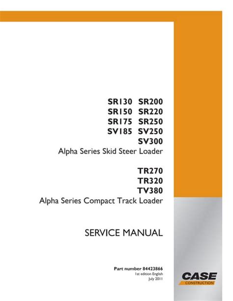 case sv300 service manual